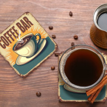 ヴィンテージ コーヒーバー レトロ サイン