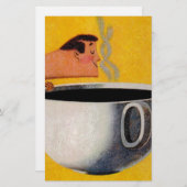 ヴィンテージ コーヒー広告 便箋 (正面/裏面)