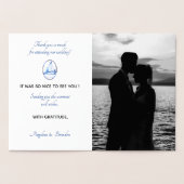 ヴィンテージ·コー結婚スタル-ありがとう 箔カード (内部)