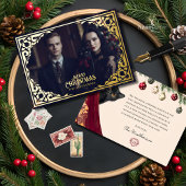 ヴィンテージ ゴシック ホイル フォト ホリデー カード