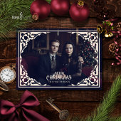 ヴィンテージ ゴシック 折りたたみ ホリデー カード