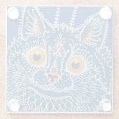 ヴィンテージ ゴシック 猫 (1925/1939) ガラスコースター (裏面)