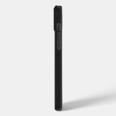 ヴィンテージ ゴシック 黒と金色の花とドクロ Case-Mate iPhoneケース (裏面 / 左)