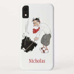 ヴィンテージ ゴルフ スポーツ ジョーク, おもしろ 可笑しい ゴルファー iPhone XRケース