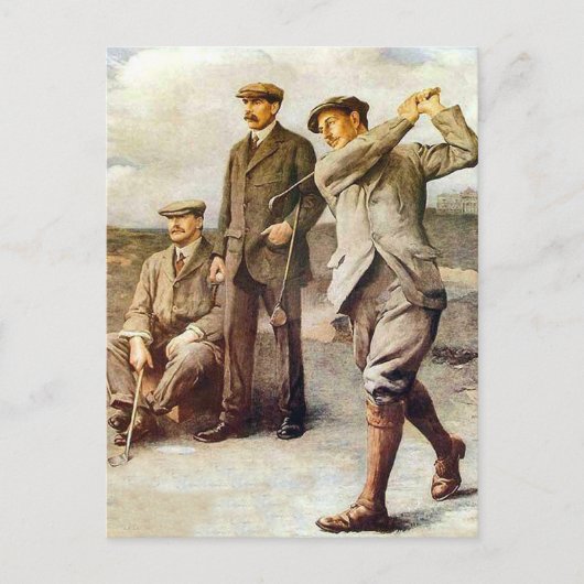 ヴィンテージ ゴルフ ポストカード (正面)