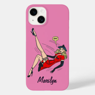 ヴィンテージ ゴージャス ブロンド グラマー ガール レトロ ピンアップ Case-Mate iPhone 14ケース