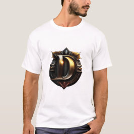 ヴィンテージ ゴールドレター "D" Tシャツ
