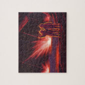 ヴィンテージ サイエンス フィクション エイリアン 赤い惑星 爆発 ジグソーパズル (縦)