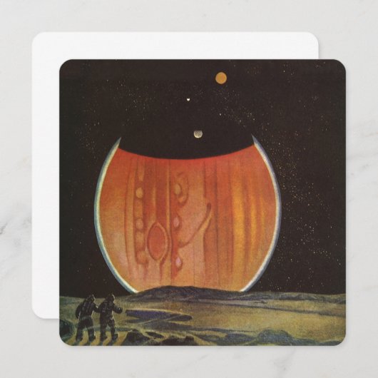 ヴィンテージ サイエンス フィクション、ガニメデの宇宙飛行士 (正面/裏面)