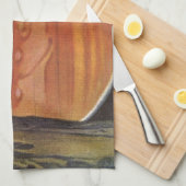 ヴィンテージ サイエンス フィクション、ガニメデの宇宙飛行士 キッチンタオル (四つ折り)