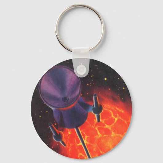 ヴィンテージ サイエンス フィクション, サイエンス フィクション ロケット, 赤い惑星 キーホルダー (正面)