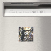 ヴィンテージ サイエンス フィクション サイファイ 未来の機械 マグネット (インサイチュ (食洗機))