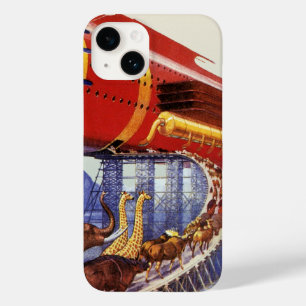 ヴィンテージ サイエンス フィクション、ノアの箱舟の野生動物 Case-Mate iPhone 14ケース