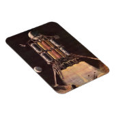 ヴィンテージ サイエンス フィクション ロケットが惑星を離陸 マグネット (右側)