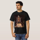 ヴィンテージ サイエンス フィクション ロケットが惑星を離陸 Tシャツ (正面フル)