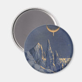 ヴィンテージ サイエンス フィクション、 三日月雪惑星 マグネット (正面/裏面)