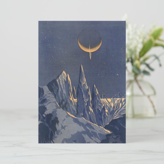 ヴィンテージ サイエンス フィクション、半月と雪の惑星 (スタンド正面)