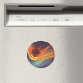 ヴィンテージ サイエンス フィクション、宇宙で輝くロケット マグネット (インサイチュ (食洗機))