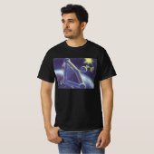 ヴィンテージ サイエンス フィクション 宇宙ステーション Tシャツ (正面フル)