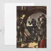 ヴィンテージ サイエンス フィクション 宇宙飛行士たちの宇宙遊泳 (正面/裏面)