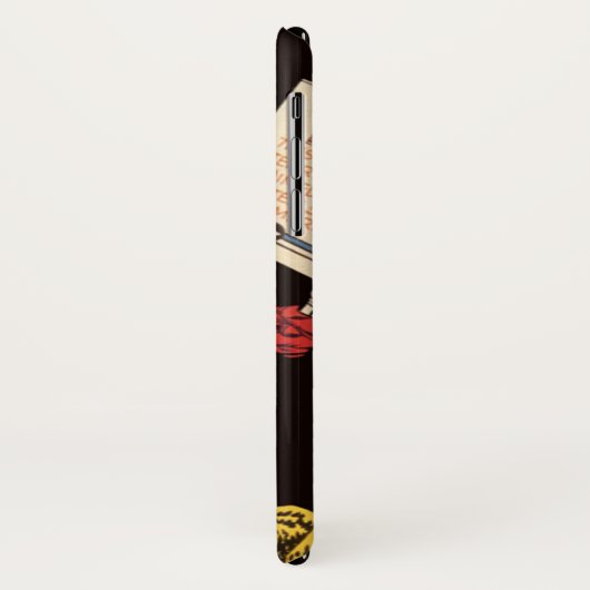 ヴィンテージ サイエンス フィクション、宇宙飛行士の月着陸 Case-Mate iPhoneケース (裏面/左)