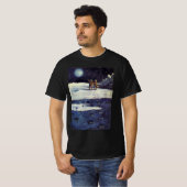 ヴィンテージ サイエンス フィクション 宇宙飛行士 エイリアン 月 Tシャツ (正面フル)