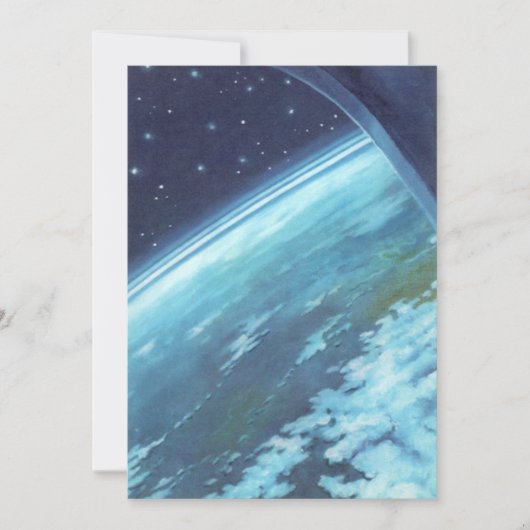 ヴィンテージ サイエンス フィクション、星空の下の地球 (正面)