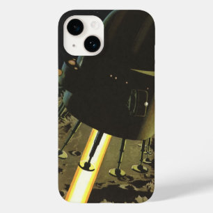 ヴィンテージ サイエンス フィクション、月へのロケット着陸 Case-Mate iPhone 14ケース