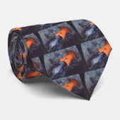 ヴィンテージ サイエンス フィクション、月ロケットの打ち上げ ネクタイ (ロール)