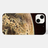 ヴィンテージ サイエンス フィクション、月上のロケット 船 Case-Mate iPhoneケース (裏面 (横))