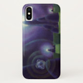 ヴィンテージ サイエンス フィクション、SF 宇宙惑星 Case-Mate iPhoneケース (裏面)