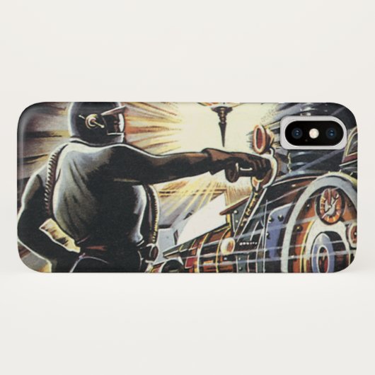 ヴィンテージ サイエンス フィクション SF 未来機械 Case-Mate iPhoneケース (裏面(横))