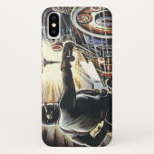 ヴィンテージ サイエンス フィクション SF 未来機械 Case-Mate iPhoneケース (裏面)