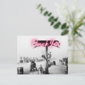 ヴィンテージ サイモダンシティ シーン サンクス ポストカード (スタンド正面)