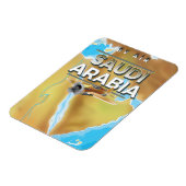 ヴィンテージ サウジアラビア 旅行ポスター マグネット (左側)