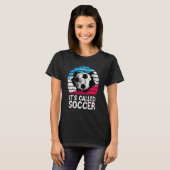 ヴィンテージ サッカー選手 It's Called Soccer futbol U Tシャツ (正面フル)