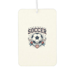 ヴィンテージ サッカー エンブレム シャツ デザイン 1 カーエアーフレッシュナー