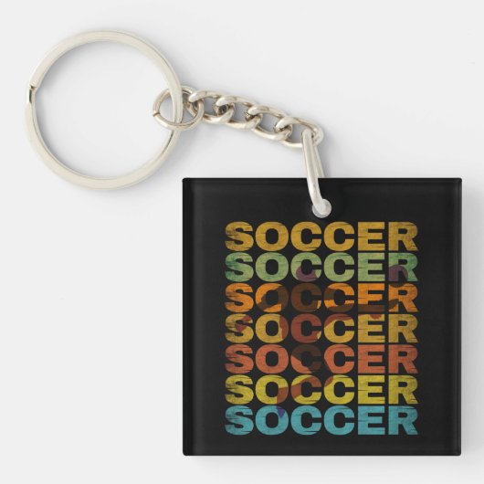 ヴィンテージ サッカー キーホルダー (正面)