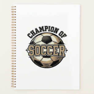 ヴィンテージ サッカー チャンピオン Tシャツ デザイン 1 プランナー手帳