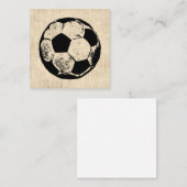 ヴィンテージ サッカー ボール スポーツ アート クラシック サッカー エンクロージャーカード (正面/裏面)