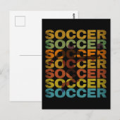 ヴィンテージ サッカー ポストカード (正面/裏面)