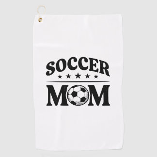 ヴィンテージ サッカー ママ シャツ ベクター デザイン_1 ゴルフタオル