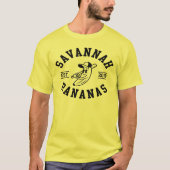 ヴィンテージ サバンナ 野球 バナナ スポーツ Tシャツ (正面)