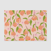 ヴィンテージ サマー ピーチ フルーツ ボヘミアンコupleのシャワー