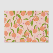 ヴィンテージ サマー ピーチ フルーツ ボヘミアンコupleシャワー