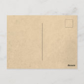 ヴィンテージ サマー 向日葵 イエロー シャワー 招待状 (裏面)