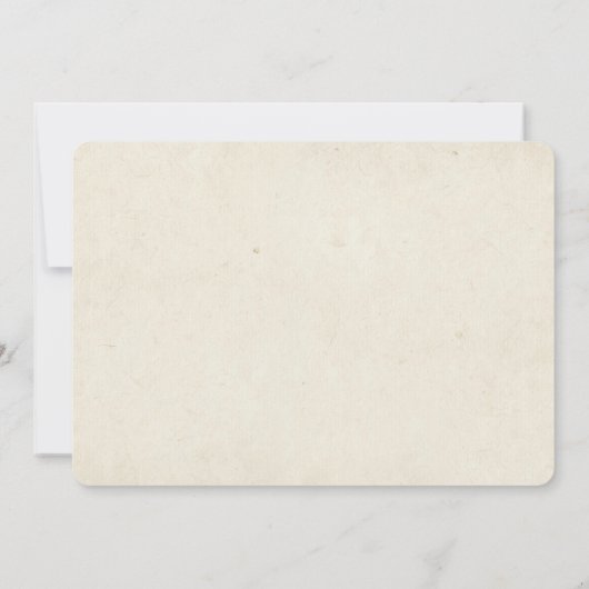 ヴィンテージ サメ ビーチ フォト ウェディング セーブザデート (裏面)