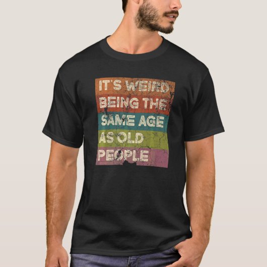 ヴィンテージ サラスティック 古い 不思議 同い年 友達 マット Tシャツ (正面)