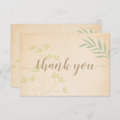 ヴィンテージ サンキューカード (正面/裏面)