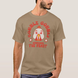 ヴィンテージ・サンクスギビング・ターキー Tシャツ